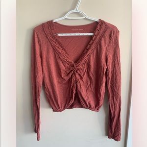 Long Sleeve Cropped Shirt